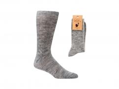 Alpaka Wollsocken | maschinenwaschbar, grau