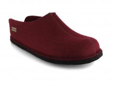 HAFLINGER Damen Filz Pantoffeln Flair Smily, bordeaux