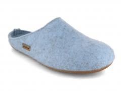 HAFLINGER Damen Filzpantoffeln Everest Fundus, eisblau