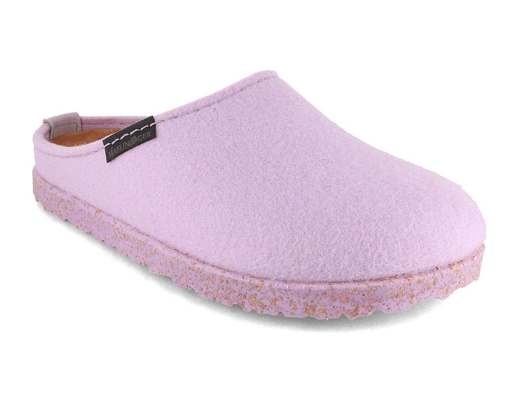 HAFLINGER Damen Filzpantoffeln Manhattan, flieder