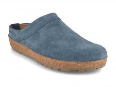 HAFLINGER Damen und Herren Leder Clogs Bio Malm�, jeans