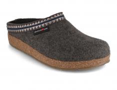HAFLINGER Filz Clogs Grizzly Lucky, anthrazit