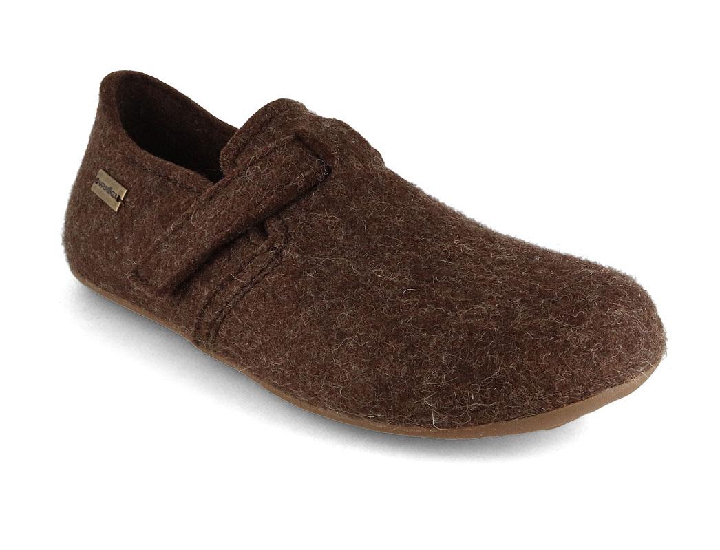 HAFLINGER Filz Hausschuhe Everest Focus, schoko