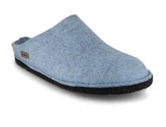 HAFLINGER Filz Pantoffeln Flair Soft Damen, eisblau