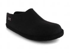 Filz Hausschuhe Flair Smily, schwarz | HAFLIger-versand