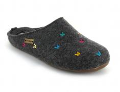 HAFLINGER Filzpantoffel Everest Farfalline, anthrazit 71,91 EUR
