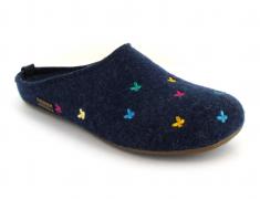 HAFLINGER Filzpantoffel Everest Farfalline, jeans   ab 79,90 EUR