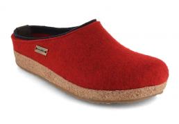 HAFLINGER Filzpantoffel Grizzly Kris, paprika. 