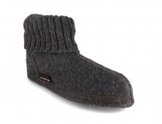 HAFLINGER H�ttenschuh Karl, anthrazit | Gr. 36-50