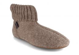 HAFLINGER H�ttenschuhe Karlo, beigemeliert