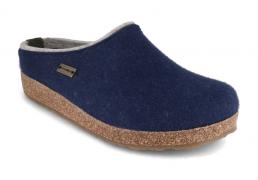 HAFLINGER Hausschuhe Filzclogs Grizzly Kris, jeans
