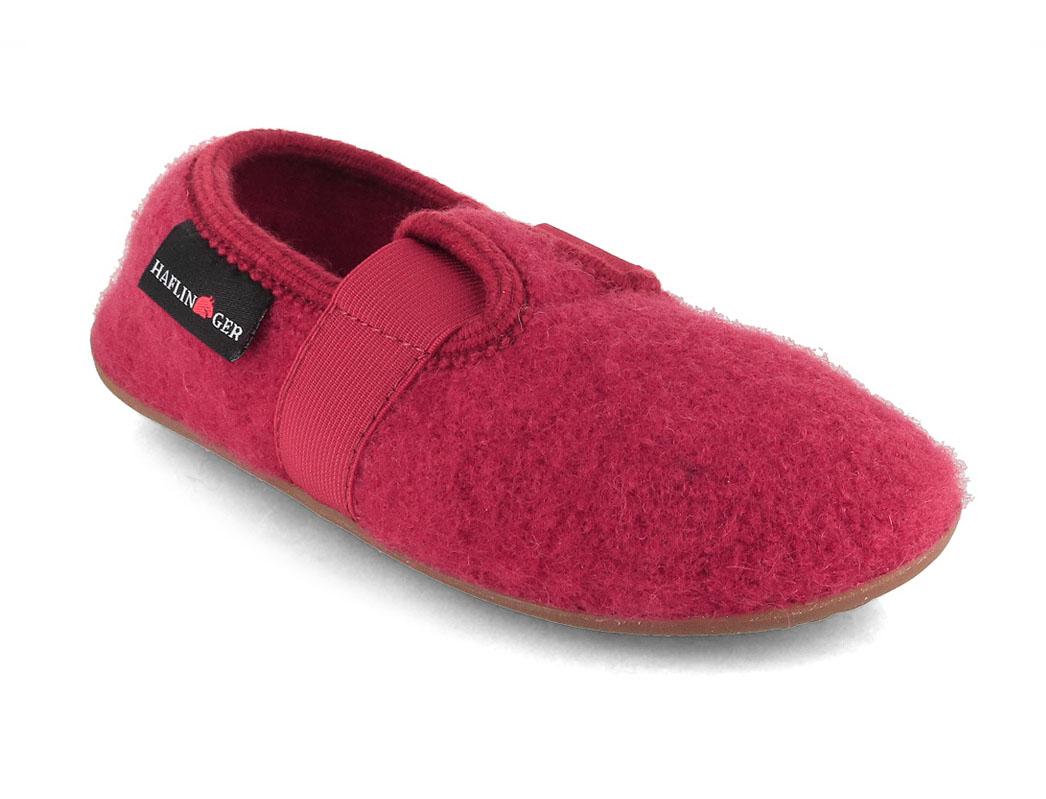 HAFLINGER Kinder Slipper Jonas, burgund