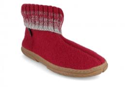 HAFLINGER M�dchen Hausschuhe Yuki, burgund