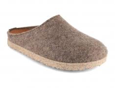 HAFLINGER Manhattan Filzpantoffeln, torf