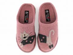 HAFLINGER Pantoffel Flair Cucho, rosenholz