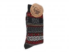 Time to Hygge Socken mit Wolle, anthrazit