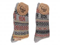 Time to Hygge Socken mit Wolle, grau