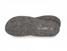 Universal Damen Herren Filz-Einlegesohlen 3mm grau