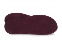 Universal Einlegesohle 5mm dick, himbeere   reine Wolle
