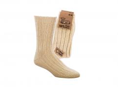 Warme Wollsocken aus 100% Virgin Wolle, natur
