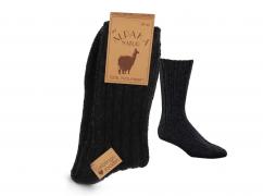 WoolFit Socken mit Wolle und Alpaka, anthrazit#